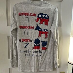 Simply Southern Gray Long Sleeve Shirt